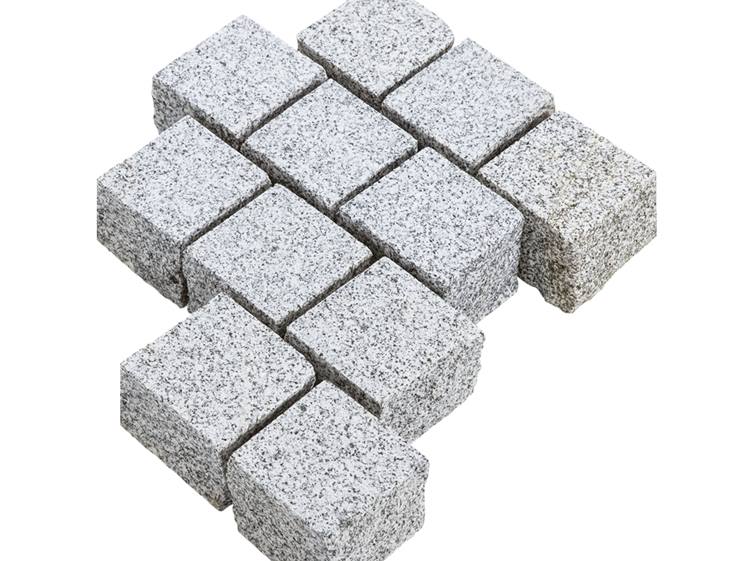Granit Pflastersteine 10x10x8 Silver Classico jonastone